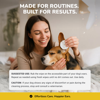 Dog Ear Cleaner Wipes